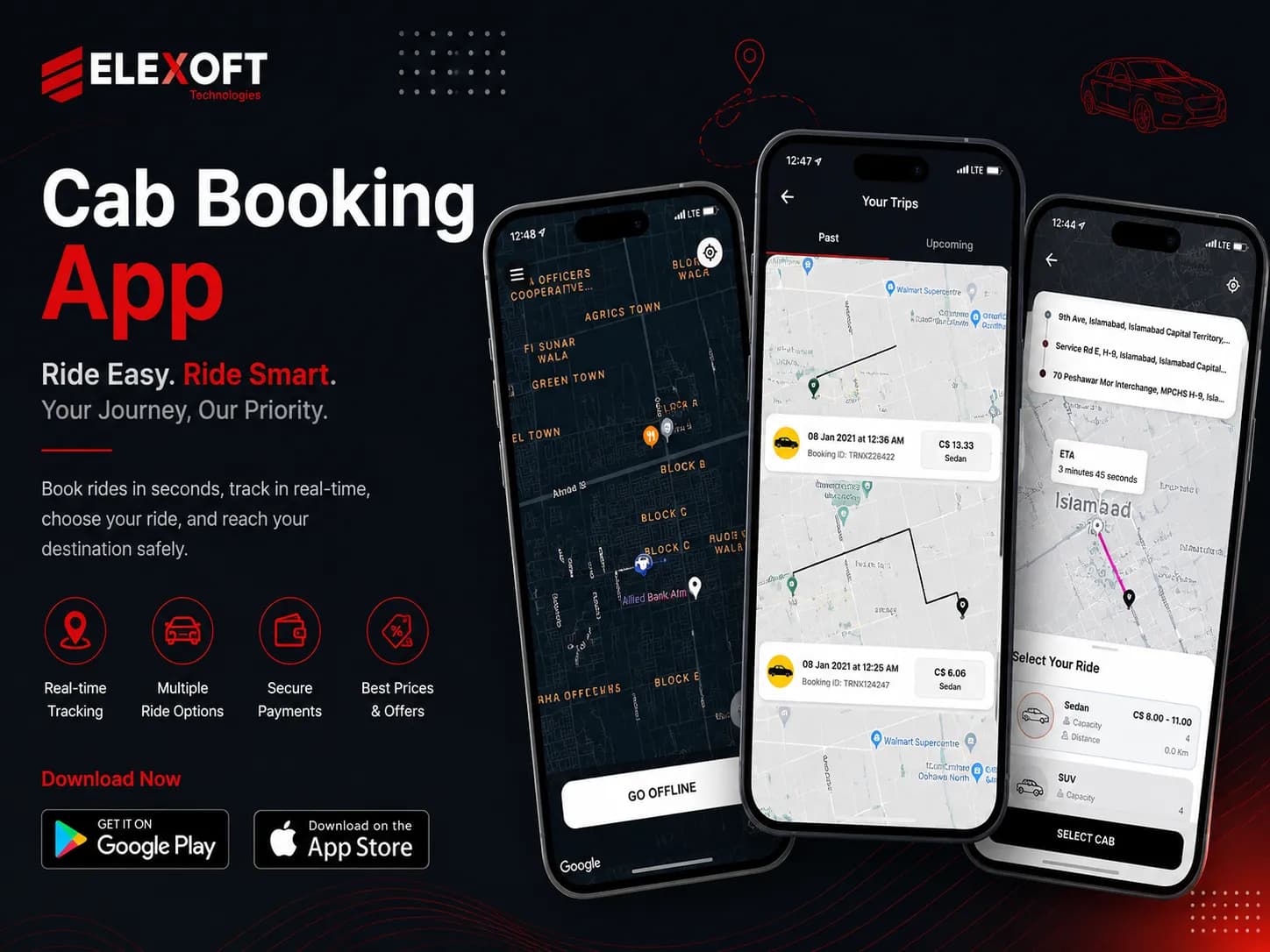 Cab Booking App